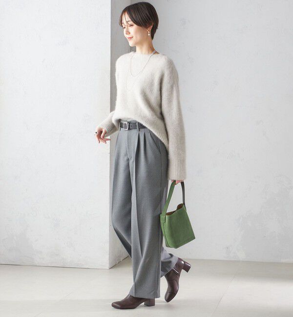 SHIPS for women「〈手洗い可能〉FOX クルーネック プルオーバー」|ニット・セーター|