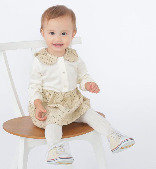 SHIPS KIDS「SHIPS KIDS:80～90cm / ドット カラー ワンピース」|ワンピース|