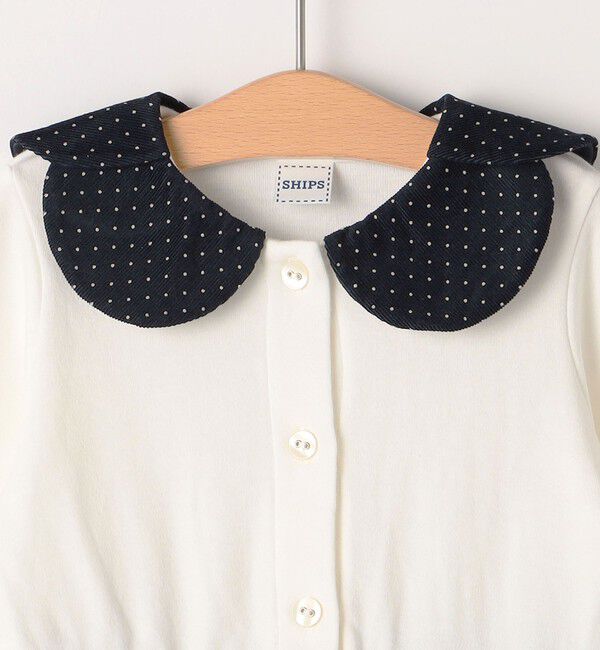 SHIPS KIDS「SHIPS KIDS:80～90cm / ドット カラー ワンピース」|ワンピース|