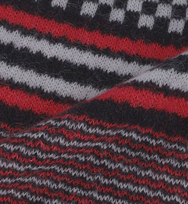 SHIPS「NOMA t.d.: CHECKER & STRIPE SWEATER」|ニット・セーター|