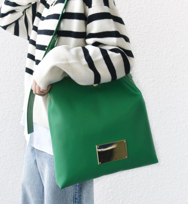 SHIPS for women「【WEB限定】2WAY プレート トート バッグ」|ショルダー・メッセンジャー|