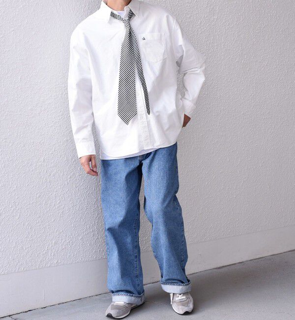 SHIPS any「【SHIPS any 別注】ORDINARY FITS: ダンガリー カジュアル ネクタイ◇」|ネクタイ・蝶ネクタイ|