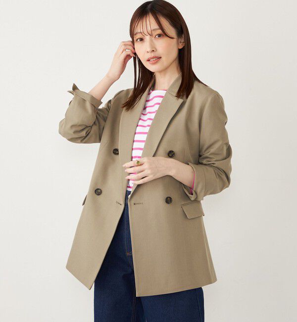 SHIPS Colors 「SHIPS Colors:ダブルボタン ブレザー(セットアップ対応可能)◇」|テーラードジャケット|