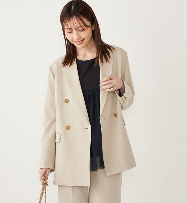 SHIPS Colors 「SHIPS Colors:ダブルボタン ブレザー(セットアップ対応可能)◇」|テーラードジャケット|