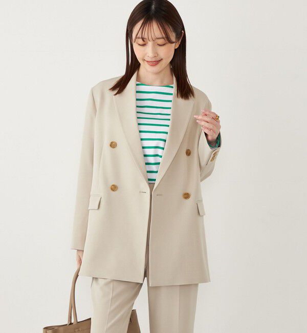 SHIPS Colors 「SHIPS Colors:ダブルボタン ブレザー(セットアップ対応可能)◇」|テーラードジャケット|