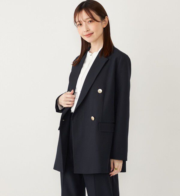 SHIPS Colors 「SHIPS Colors:ダブルボタン ブレザー(セットアップ対応可能)◇」|テーラードジャケット|