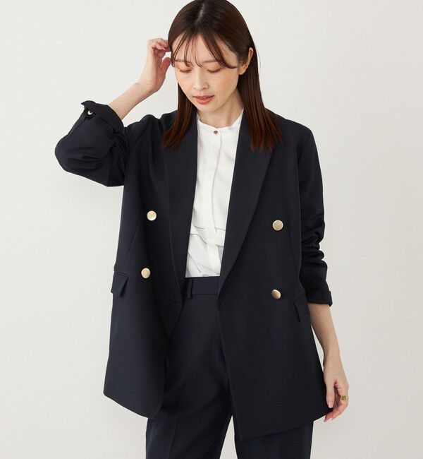 SHIPS Colors 「SHIPS Colors:ダブルボタン ブレザー(セットアップ対応可能)◇」|テーラードジャケット|