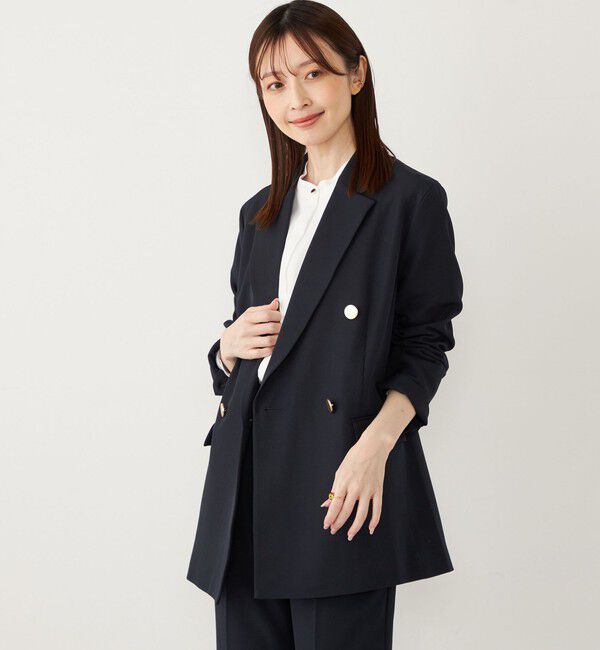 SHIPS Colors 「SHIPS Colors:ダブルボタン ブレザー(セットアップ対応可能)◇」|テーラードジャケット|