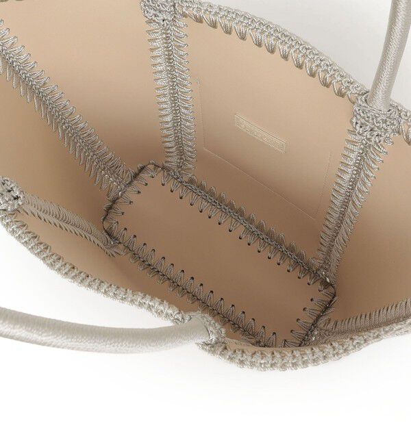 SHIPS any「SHIPS any: ステッチ エンブロイダリー ポケット トートバッグ」|トートバッグ|