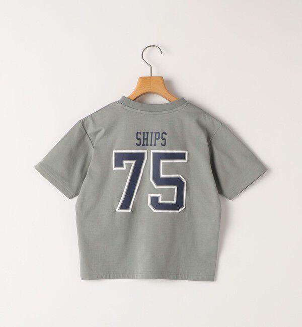 SHIPS KIDS「SHIPS KIDS:100～130cm /  ナンバリング デザイン 半袖 Tシャツ」|Tシャツ・カットソー|
