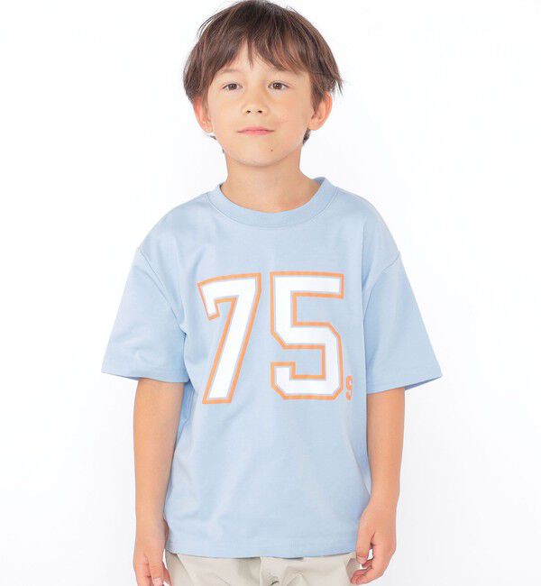 SHIPS KIDS「SHIPS KIDS:100～130cm /  ナンバリング デザイン 半袖 Tシャツ」|Tシャツ・カットソー|