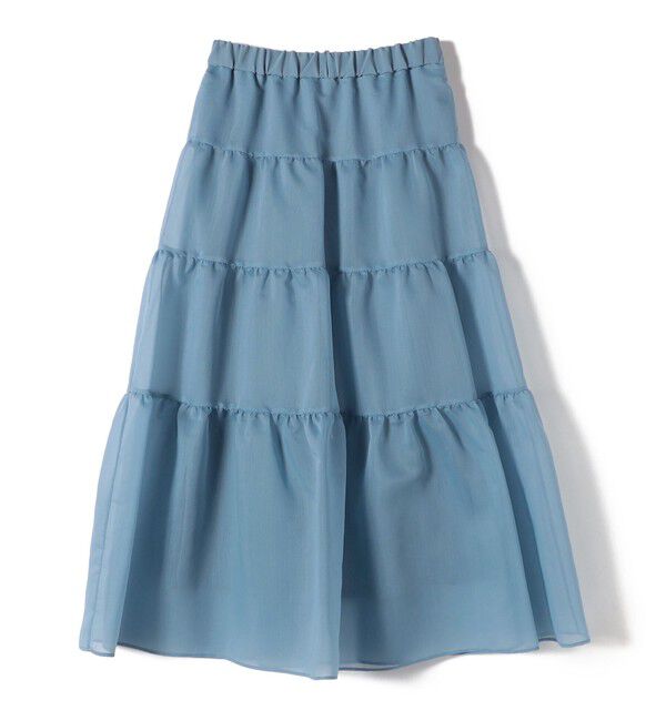 SHIPS for women「オーガンジー ティアード スカート」|スカート|