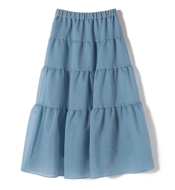 SHIPS for women「オーガンジー ティアード スカート」|スカート|