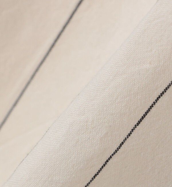 SHIPS any「SHIPS any:〈洗濯機可能〉コットン/リネン 7分袖  ストライプ スキッパー プルオーバー シャツ◇」|シャツ・ブラウス|