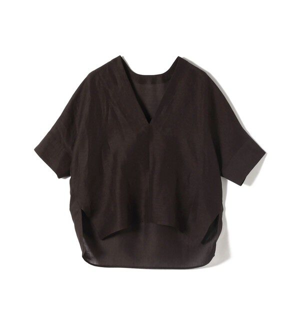 SHIPS for women「【一部WEB限定】〈手洗い可能〉IMPERIAL LINEN スキッパー ブラウス」|シャツ・ブラウス|