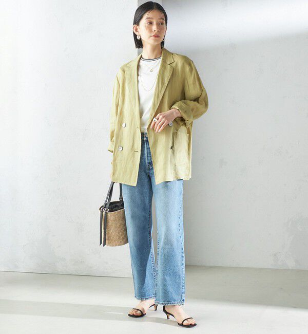 SHIPS for women「〈手洗い可能〉ラミー 4 シアー ジャケット」|テーラードジャケット|