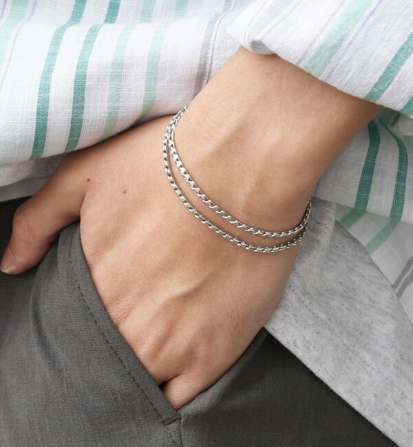 SHIPS any「SHIPS any: サージカルステンレス ブレスレット◇」|ブレスレット・バングル|ホワイト系