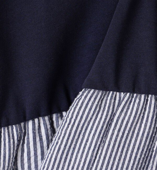 SHIPS KIDS「SHIPS KIDS:140～150cm / パネル 切替 ワンピース」|ワンピース|