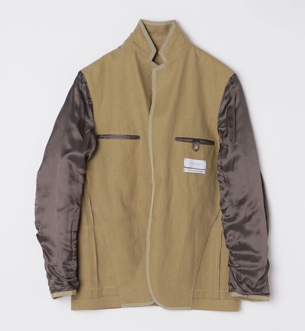 SHIPS「【SHIPS別注】CARUSO: リネン パイピング ジャケット」|テーラードジャケット|