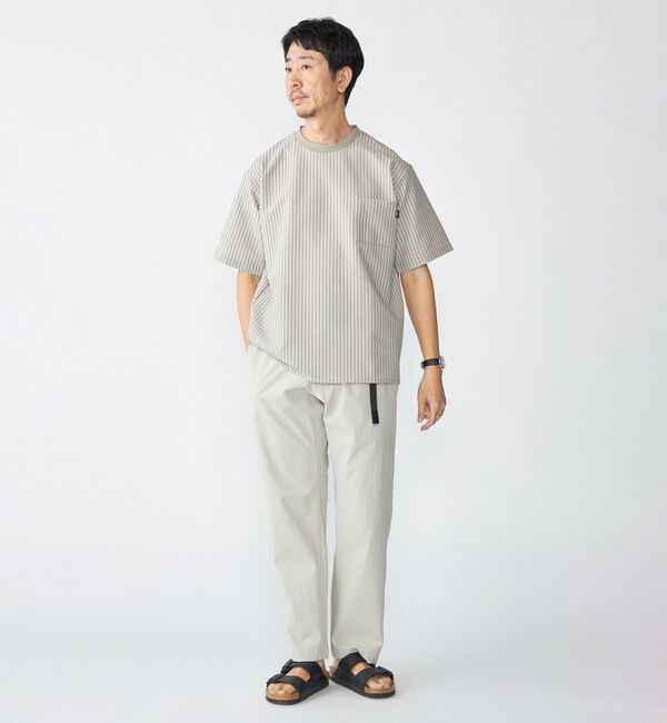 SHIPS「SHIPS: COOLMAX(R) シアサッカー Tシャツ」|Tシャツ・カットソー|