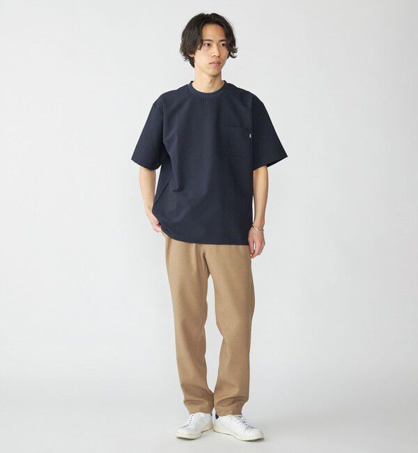 SHIPS「SHIPS: COOLMAX(R) シアサッカー Tシャツ」|Tシャツ・カットソー|