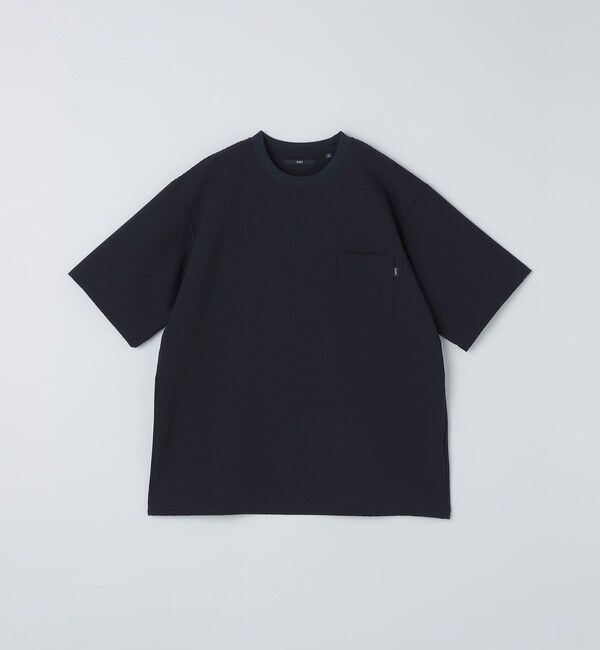 SHIPS「SHIPS: COOLMAX(R) シアサッカー Tシャツ」|Tシャツ・カットソー|