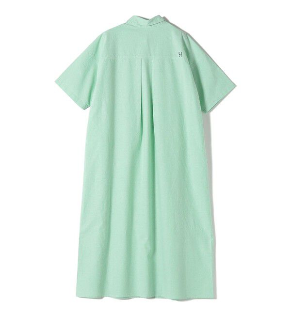 SHIPS for women「〈洗濯機可能〉ワンポイント 刺繍 シャツ ワンピース」|ワンピース|