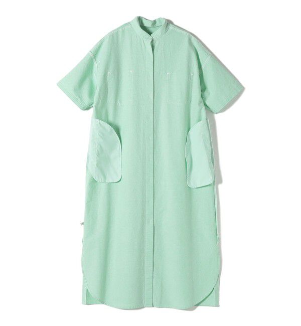 SHIPS for women「〈洗濯機可能〉ワンポイント 刺繍 シャツ ワンピース」|ワンピース|