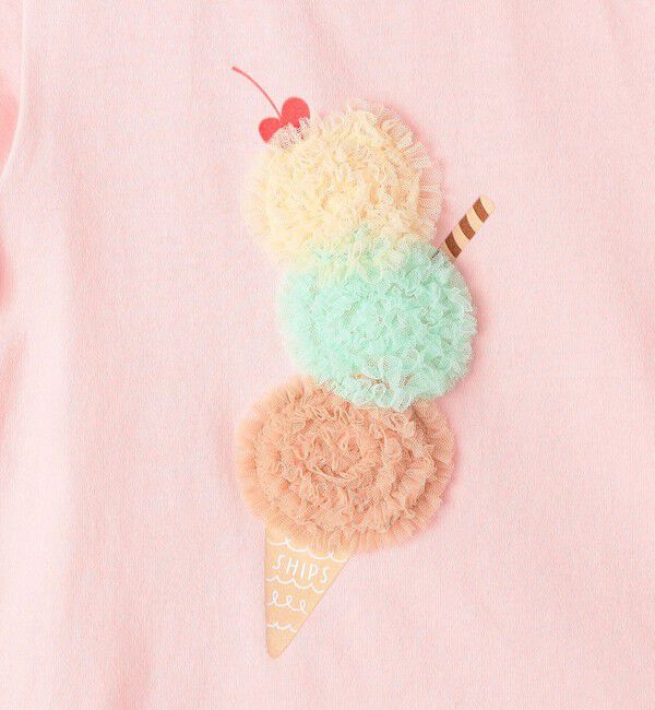 SHIPS KIDS「SHIPS KIDS:80～90cm / サマー モチーフ 半袖 TEE」|Tシャツ・カットソー|