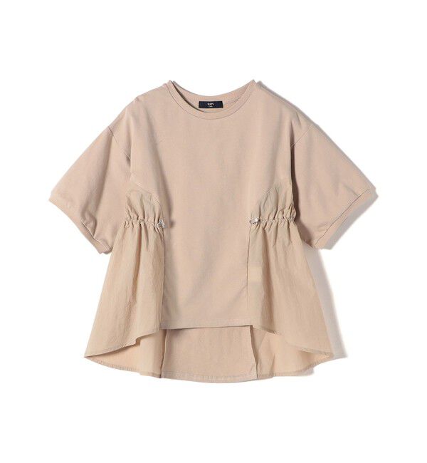 SHIPS Colors 「SHIPS Colors:〈洗濯機可能〉ミニ裏毛 ドッキング トップス◇」|Tシャツ・カットソー|