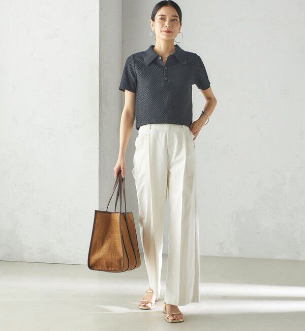 SHIPS for women「小泉里子コラボ:ラフィア トート バッグ」|トートバッグ|