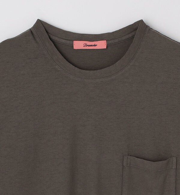 SHIPS「DRUMOHR: コットン/リネン ガーメントダイ Tシャツ」|Tシャツ・カットソー|