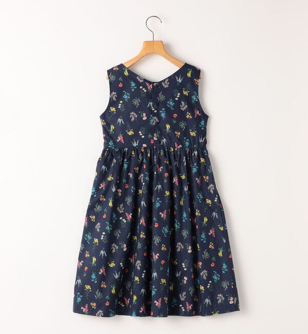 SHIPS KIDS「SHIPS KIDS:140～150cm / フラワー ノースリーブ ワンピース」|ワンピース|