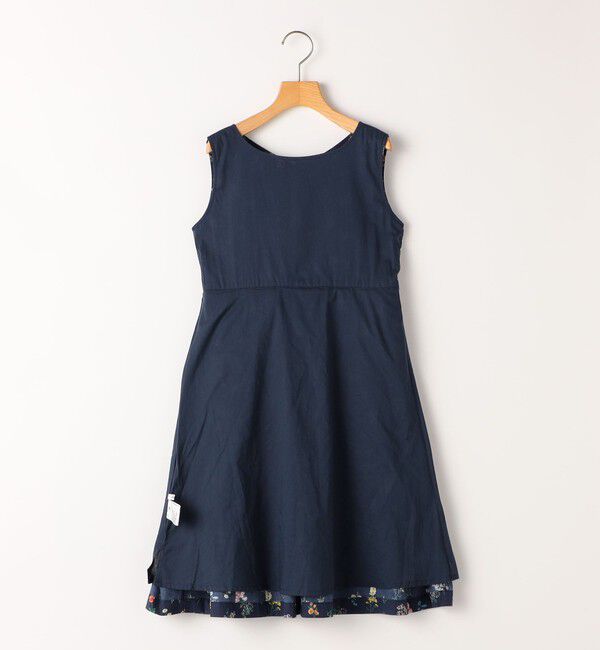 SHIPS KIDS「SHIPS KIDS:140～150cm / フラワー ノースリーブ ワンピース」|ワンピース|