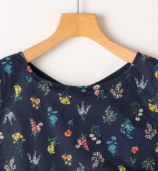 SHIPS KIDS「SHIPS KIDS:140～150cm / フラワー ノースリーブ ワンピース」|ワンピース|