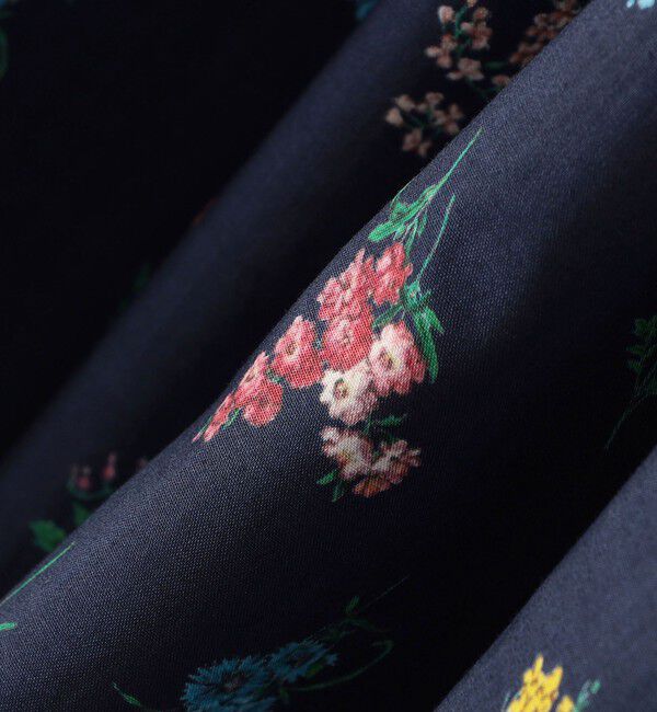 SHIPS KIDS「SHIPS KIDS:140～150cm / フラワー ノースリーブ ワンピース」|ワンピース|