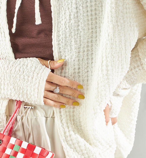 SHIPS for women「maroba:〈手洗い可能〉2WAY ラッシュ カーディガン」|その他|