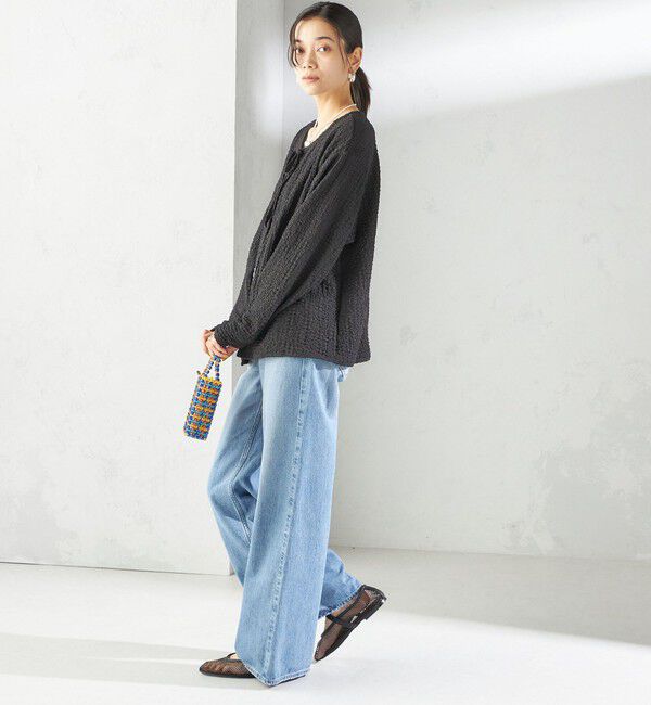 SHIPS for women「maroba:〈手洗い可能〉2WAY ラッシュ カーディガン」|その他|