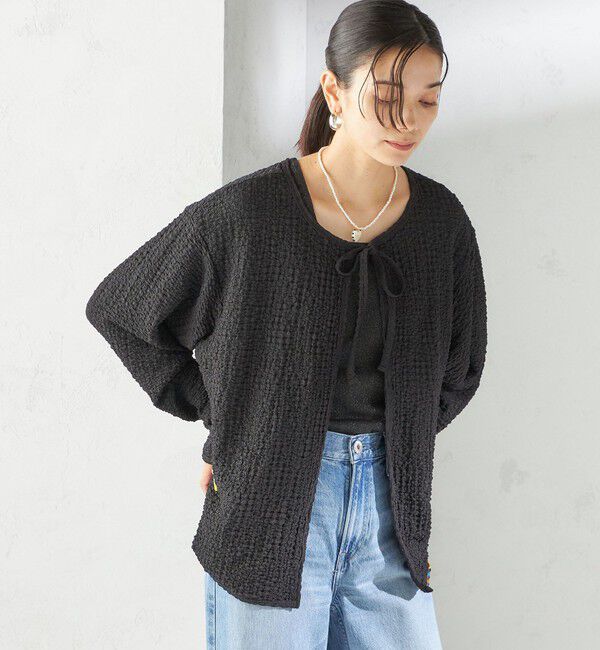 SHIPS for women「maroba:〈手洗い可能〉2WAY ラッシュ カーディガン」|その他|