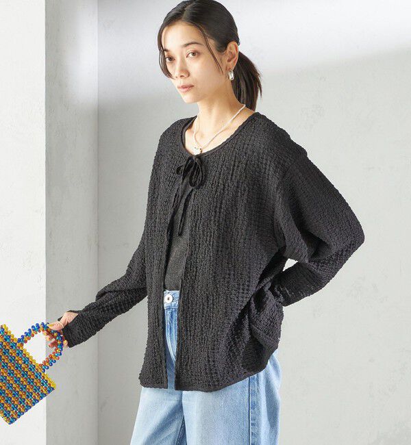 SHIPS for women「maroba:〈手洗い可能〉2WAY ラッシュ カーディガン」|その他|