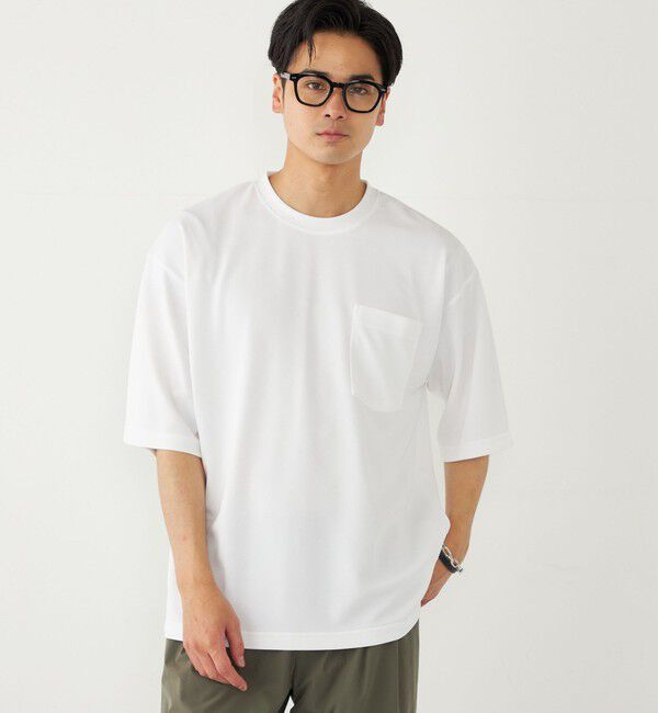 SHIPS Colors 「SHIPS Colors:〈汗隠し・接触冷感・紫外線軽減〉FRESH TECH ルーズ Tシャツ」|Tシャツ・カットソー|