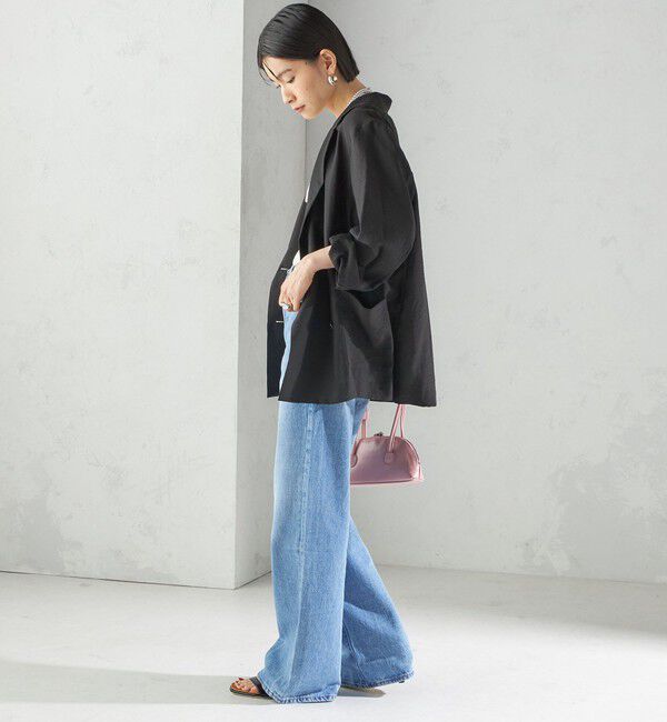 SHIPS for women「〈手洗い可能〉シアー シルク混 ジャケット」|テーラードジャケット|