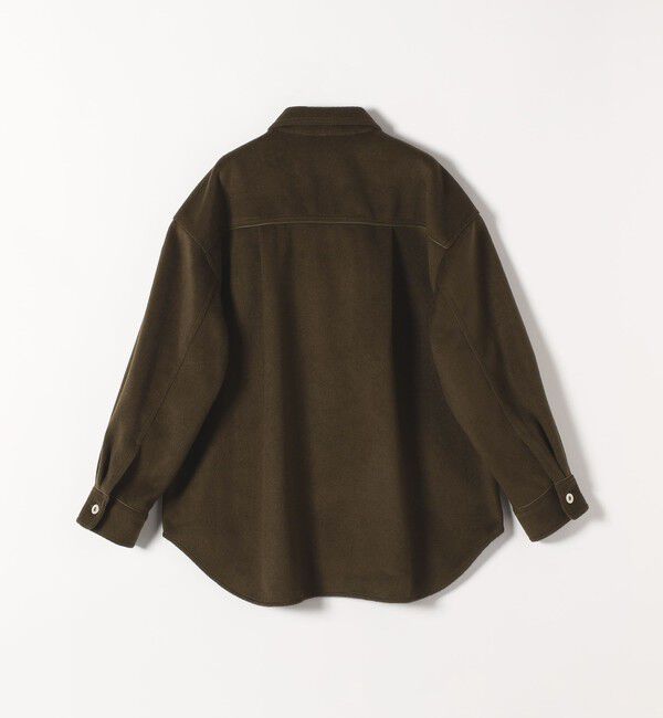 quaranciel「quaranciel: ジャージー メルトン パイピング CPO ビッグ シャツ ジャケット」|その他|