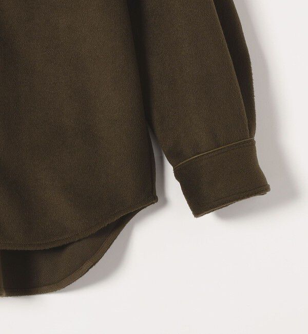 quaranciel「quaranciel: ジャージー メルトン パイピング CPO ビッグ シャツ ジャケット」|その他|