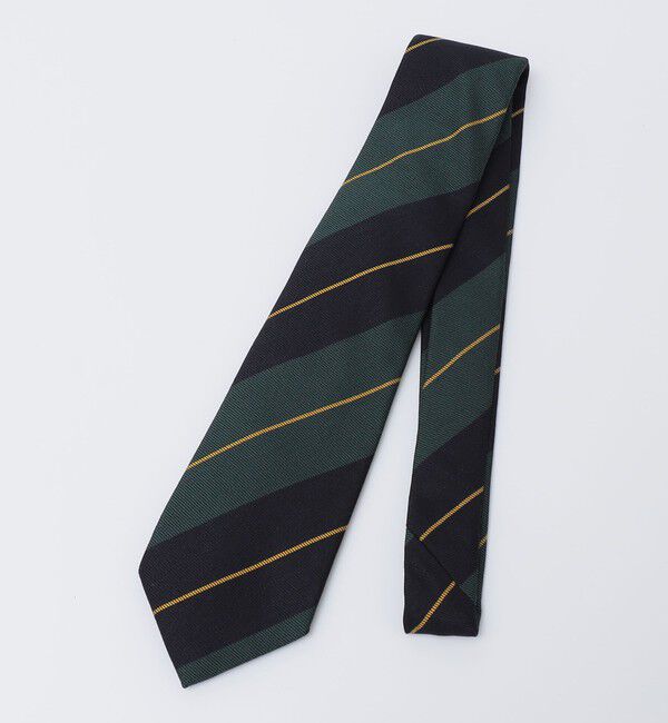 SHIPS「Puccini: シルク ブークレ レジメンタル ネクタイ」|ネクタイ・蝶ネクタイ|ネイビー