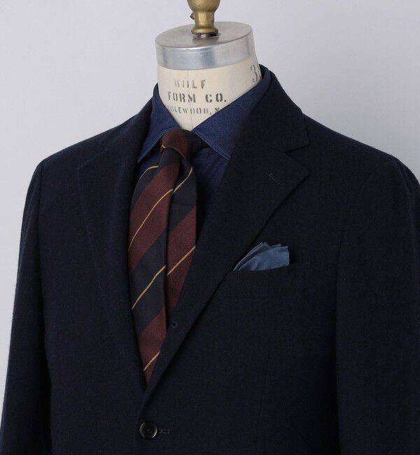 SHIPS「Puccini: シルク ブークレ レジメンタル ネクタイ」|ネクタイ・蝶ネクタイ|