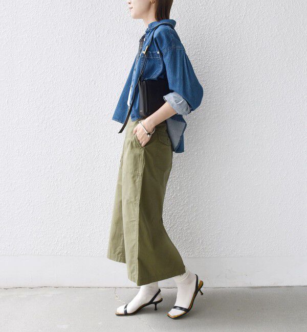 SHIPS for women「【WEB限定】〈洗濯機可能〉ベイカー フレア スカート」|スカート|