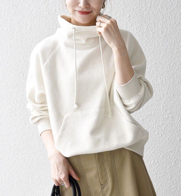 SHIPS any「SHIPS any:〈洗濯機可能〉フリース ライク ハイネック プルオーバー」|Tシャツ・カットソー|