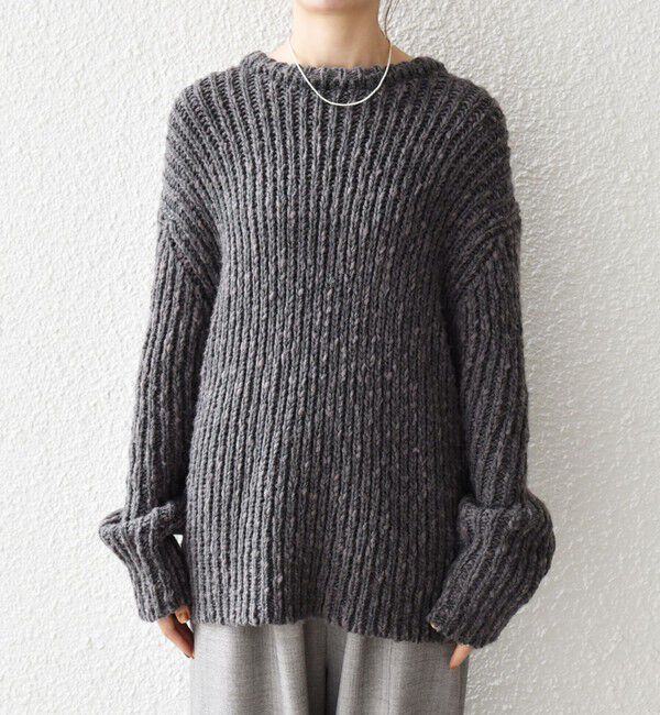 SHIPS any「SHIPS any:〈手洗い可能〉ロービング ルーズ ニット プルオーバー」|ニット・セーター|