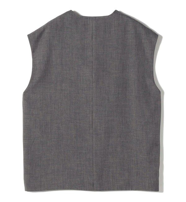 SHIPS Colors 「SHIPS Colors:〈手洗い可能〉ウーステッドライク Vネック ベスト(セットアップ対応可能)」|ベスト・ジレ|